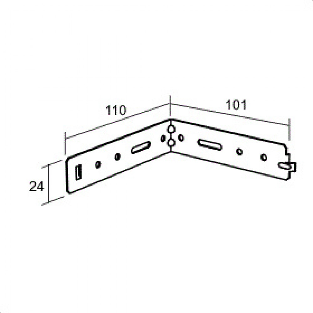 Универсальный уголок Connect L-coupling 1040